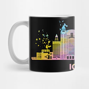 Iowans Skyline Cityscape Iowa Mug